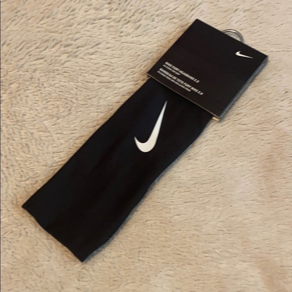 NWT *RARE* Nike Pro Fury Headband 2.0 Dri-Fit Blk